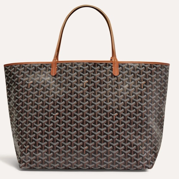 Goyard Handbags - GM Goyard Saint Louis Tote black and brown